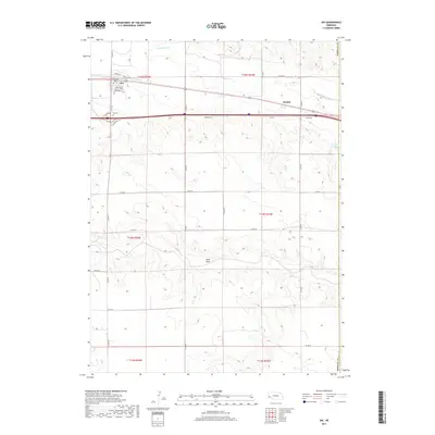 2017 Map of Dix, 2017 Print