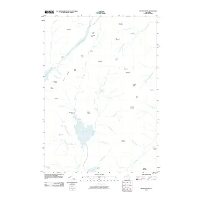2010 Map of Dix Mountain, 2010 Print