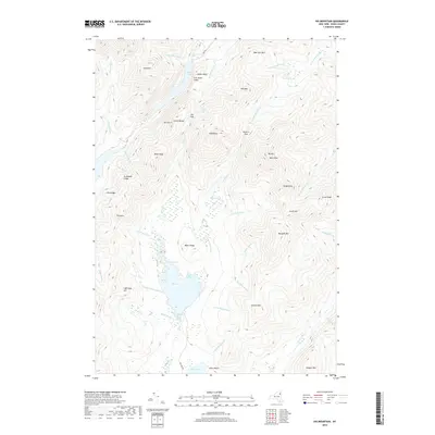2019 Map of Dix Mountain, 2019 Print