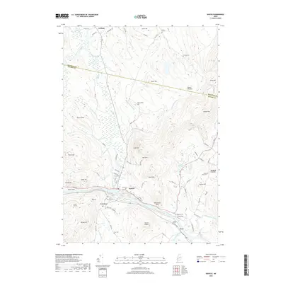 2018 Map of Dixfield, 2018 Print