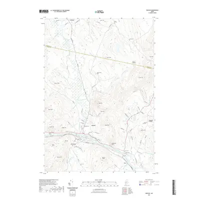2021 Map of Dixfield, 2021 Print