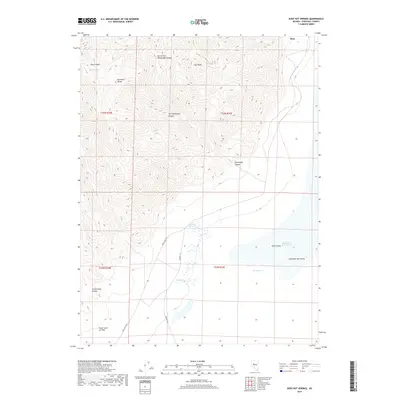2018 Map of Dixie Hot Springs, 2018 Print