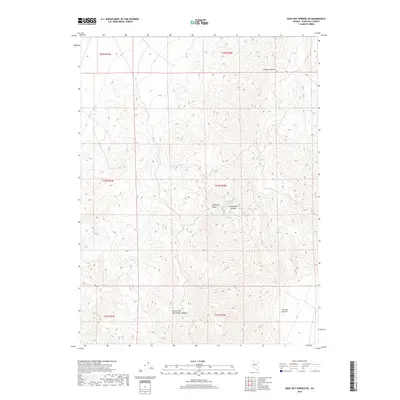 2018 Map of Dixie Hot Springs NE, 2018 Print