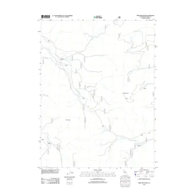 2012 Map of Dixie Mountain, 2012 Print