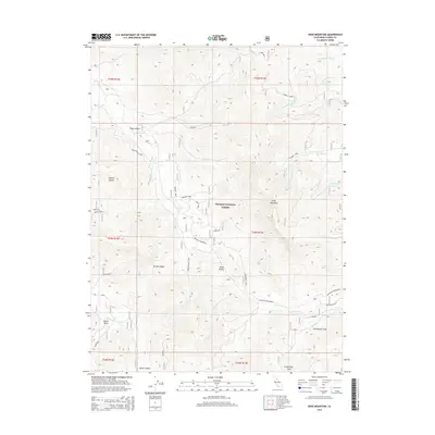 2015 Map of Dixie Mountain, 2015 Print