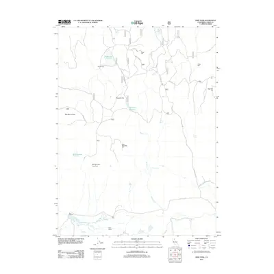 2012 Map of Dixie Peak, 2012 Print