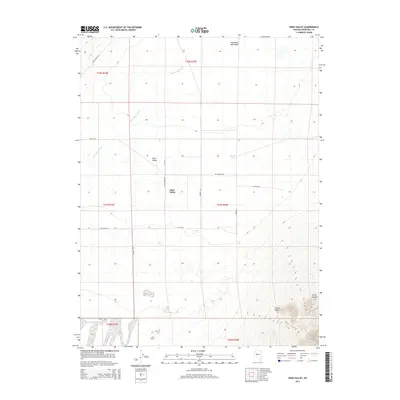 2014 Map of Dixie Valley, 2014 Print