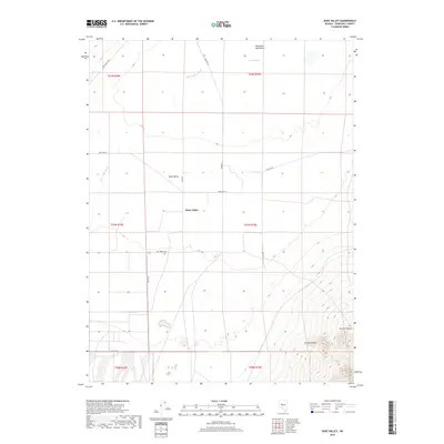 2018 Map of Dixie Valley, 2018 Print