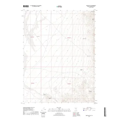 2018 Map of Dixie Valley SE, 2018 Print