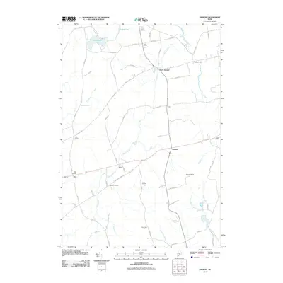 2011 Map of Dixmont, 2011 Print