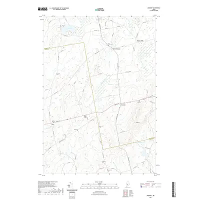 2021 Map of Dixmont, 2021 Print