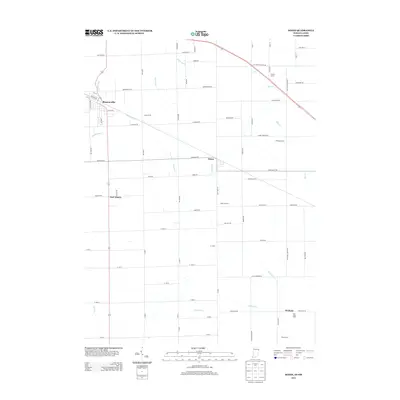2013 Map of Dixon, 2013 Print