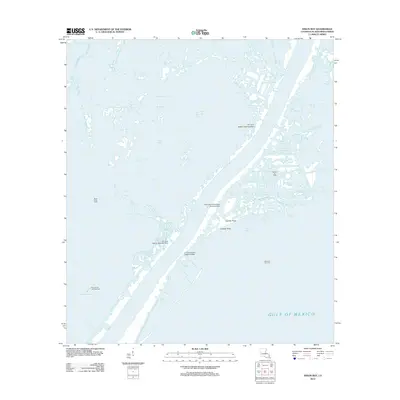 2012 Map of Dixon Bay, 2012 Print