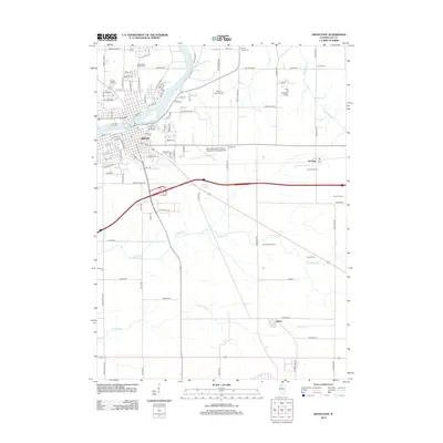 2012 Map of Dixon East, 2012 Print