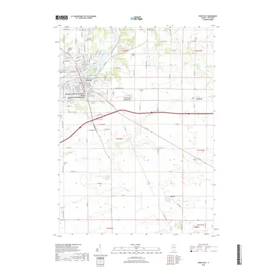 2018 Map of Dixon East, 2018 Print