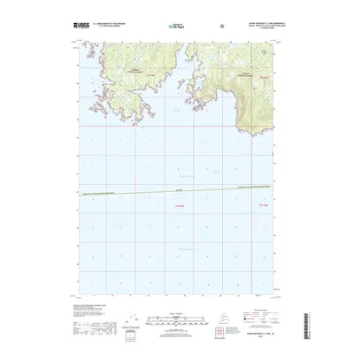 2017 Map of Dixon Entrance C-1 NW, 2017 Print