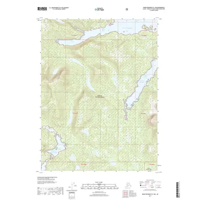 2017 Map of Dixon Entrance D-1 NW, 2017 Print