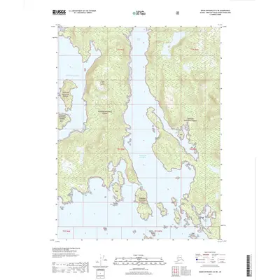 2017 Map of Dixon Entrance D-2 NE, 2017 Print