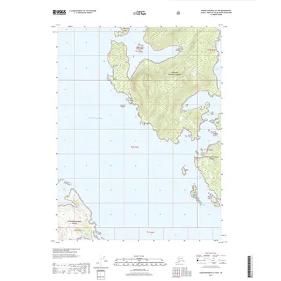 2017 Map of Dixon Entrance D-2 NW, 2017 Print