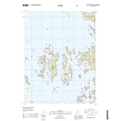 2017 Map of Dixon Entrance D-2 SE, 2017 Print