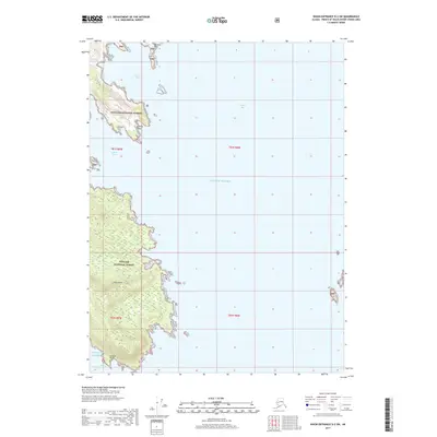 2017 Map of Dixon Entrance D-2 SW, 2017 Print