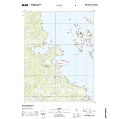 2017 Map of Dixon Entrance D-3 NW, 2017 Print