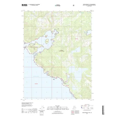 2017 Map of Dixon Entrance D-3 SW, 2017 Print