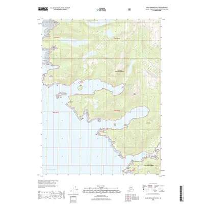 2018 Map of Dixon Entrance D-4 NE, 2018 Print