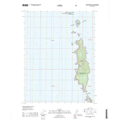 2018 Map of Dixon Entrance D-5 SW, 2018 Print