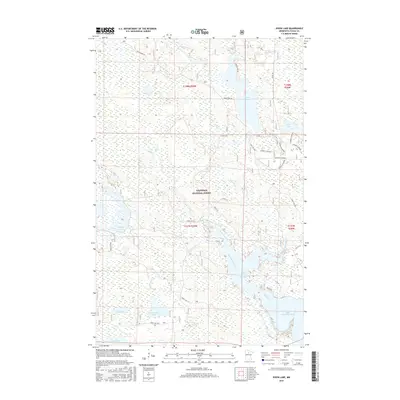 2016 Map of Dixon Lake, 2016 Print