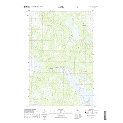 2019 Map of Dixon Lake, 2019 Print