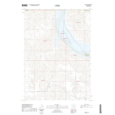 2017 Map of Dixon NE, 2017 Print