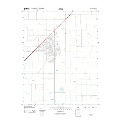 2012 Map of Dixon, 2012 Print