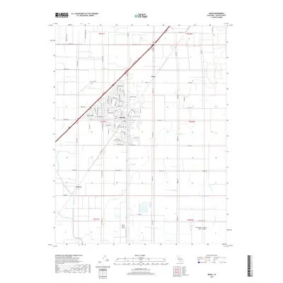 2018 Map of Dixon, 2018 Print