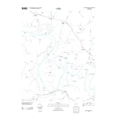 2013 Map of Dixon Springs, 2013 Print