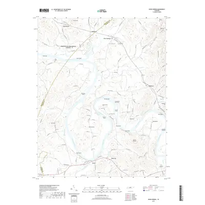 2019 Map of Dixon Springs, 2019 Print