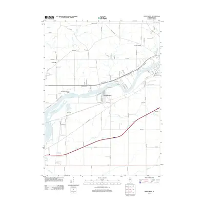 2012 Map of Dixon West, 2012 Print