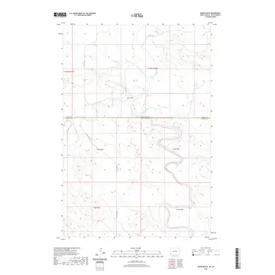 2020 Map of Doaks Butte, 2020 Print