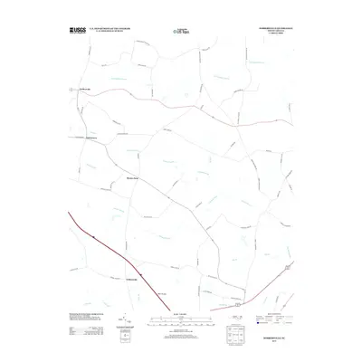 2013 Map of Dobbersville, 2013 Print
