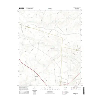 2016 Map of Dobbersville, 2016 Print