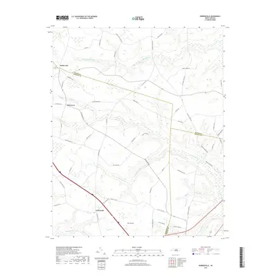 2019 Map of Dobbersville, 2019 Print