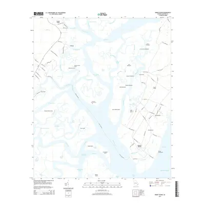 2014 Map of Doboy Sound, 2014 Print