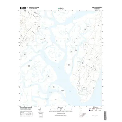 2017 Map of Doboy Sound, 2017 Print