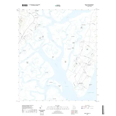 2020 Map of Doboy Sound, 2020 Print