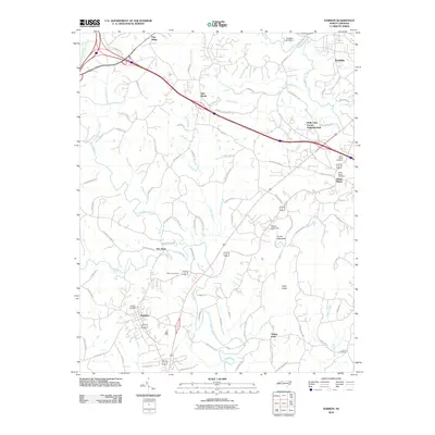 2010 Map of Dobson, 2010 Print