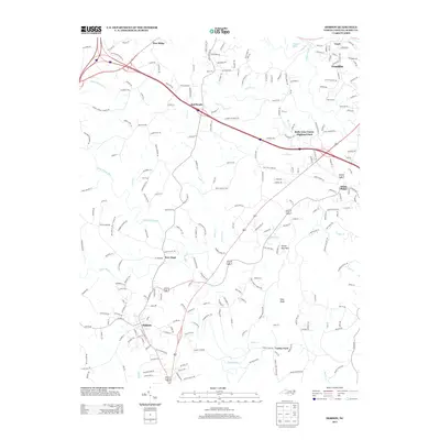 2013 Map of Dobson, 2013 Print