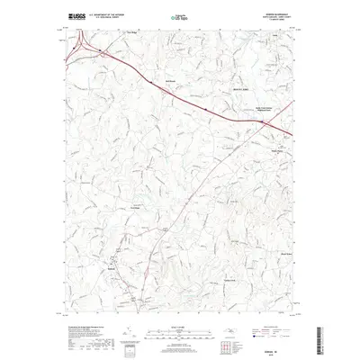2019 Map of Dobson, 2019 Print