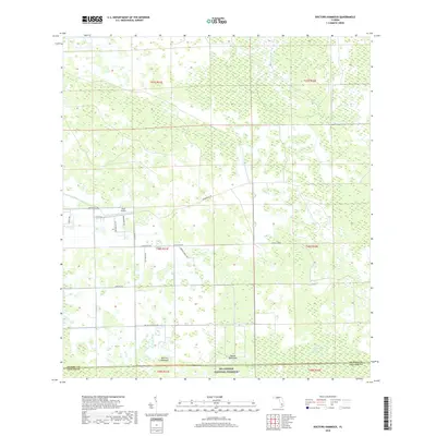 2018 Map of Doctors Hammock, 2018 Print