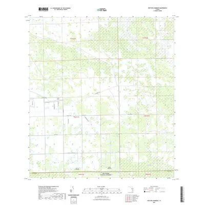 2021 Map of Doctors Hammock, 2021 Print