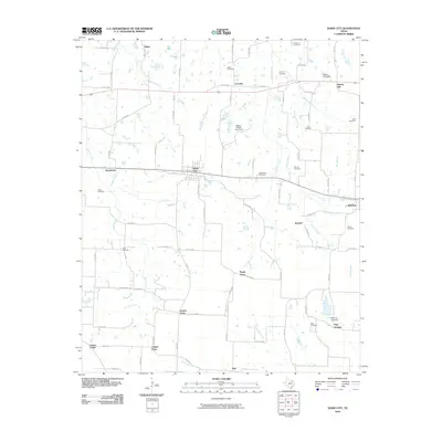 2010 Map of Dodd City, 2010 Print
